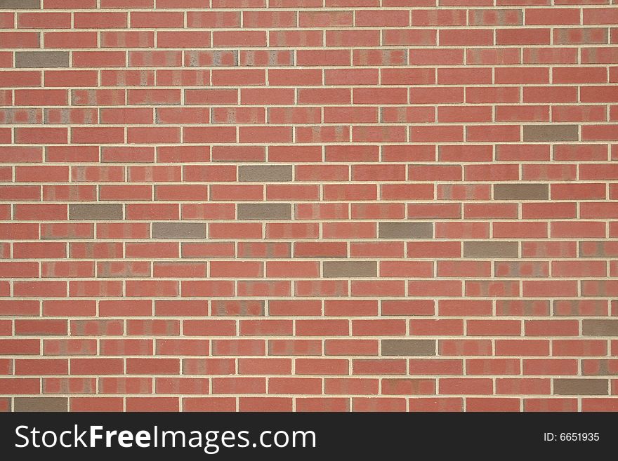 Large, clean section of a brick wall