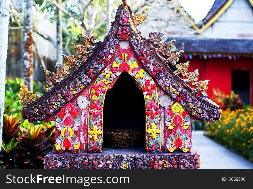 Buddhist shrine in china