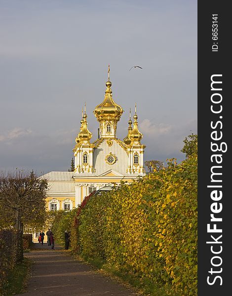 The Grand Palace in Peterhof