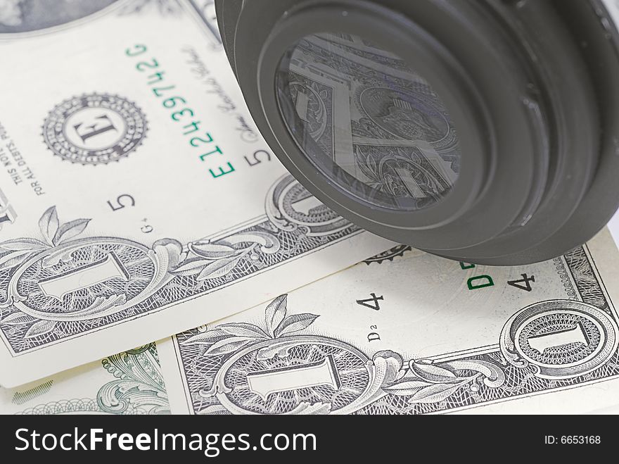 Banknotes And Lens