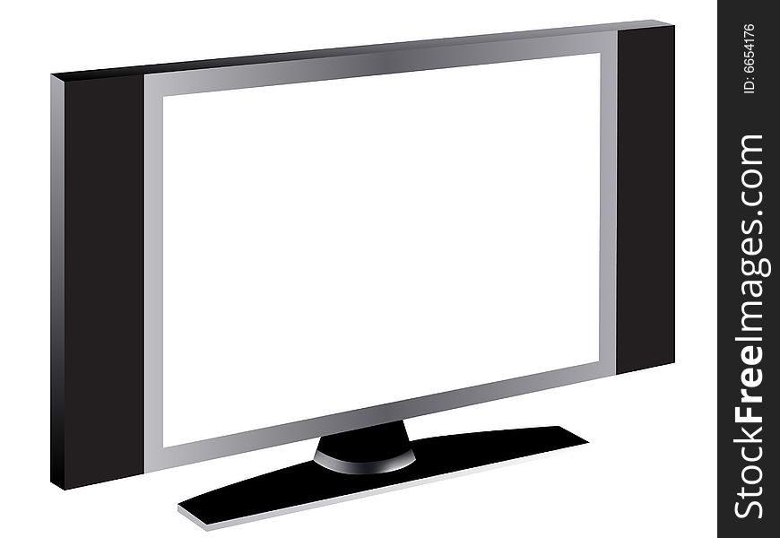 TV screen, editable vector illustration