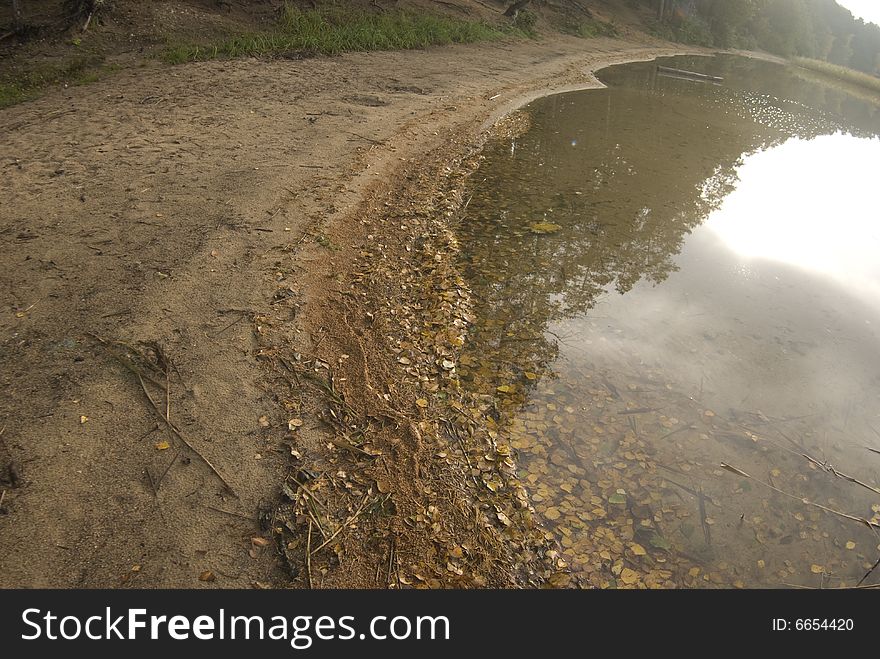 Golden Autumn, (gold on wood) in Lithuania