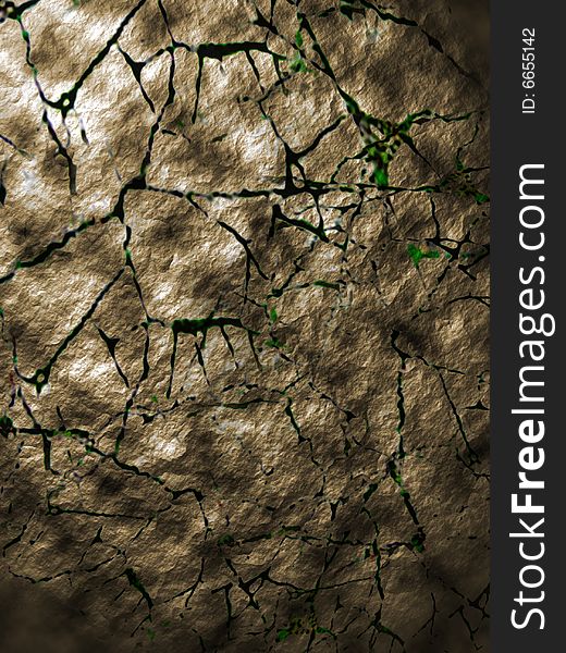 Cracked brown stone texture illustration. Cracked brown stone texture illustration