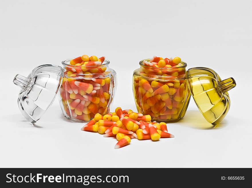 Candy Corn in Jar