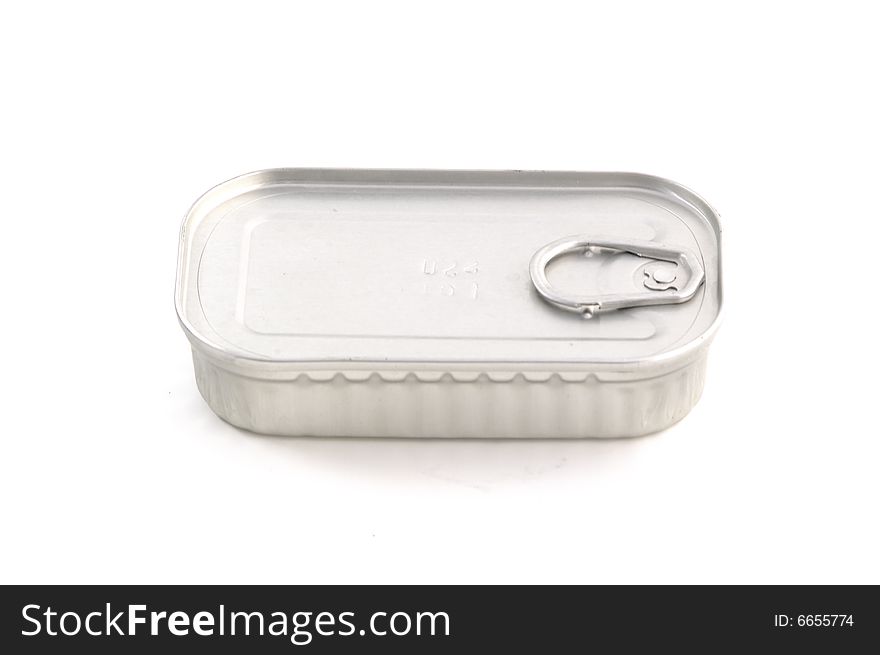 A picture of a Tin can on White