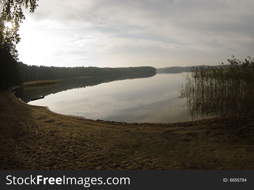 Golden Autumn, (gold on wood) in lithuania