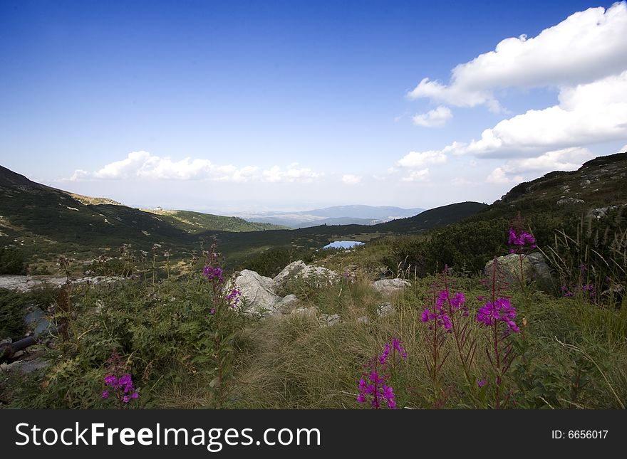 The 7th Lake on Rila Mountains in Bulgaria. The 7th Lake on Rila Mountains in Bulgaria.