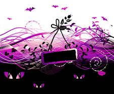 Halloween Night Background Stock Photos