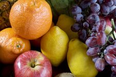 A Heap Of Cut Tropical Fruits Royalty Free Stock Images A Heap Of Cut Tropical Fruits Royalty Free Stock Images