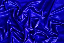 Blue Satin Royalty Free Stock Image Blue Satin Royalty Free Stock Image
