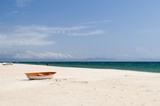 Boat Near The Ocean Royalty Free Stock Photo Boat Near The Ocean Royalty Free Stock Photo