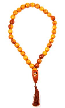 Yellow Beads Royalty Free Stock Image