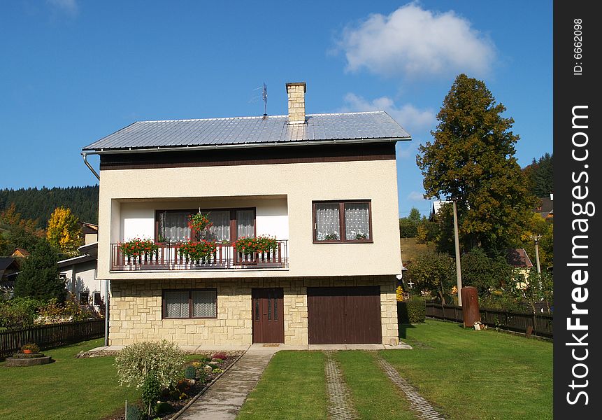 Family house in Czech country