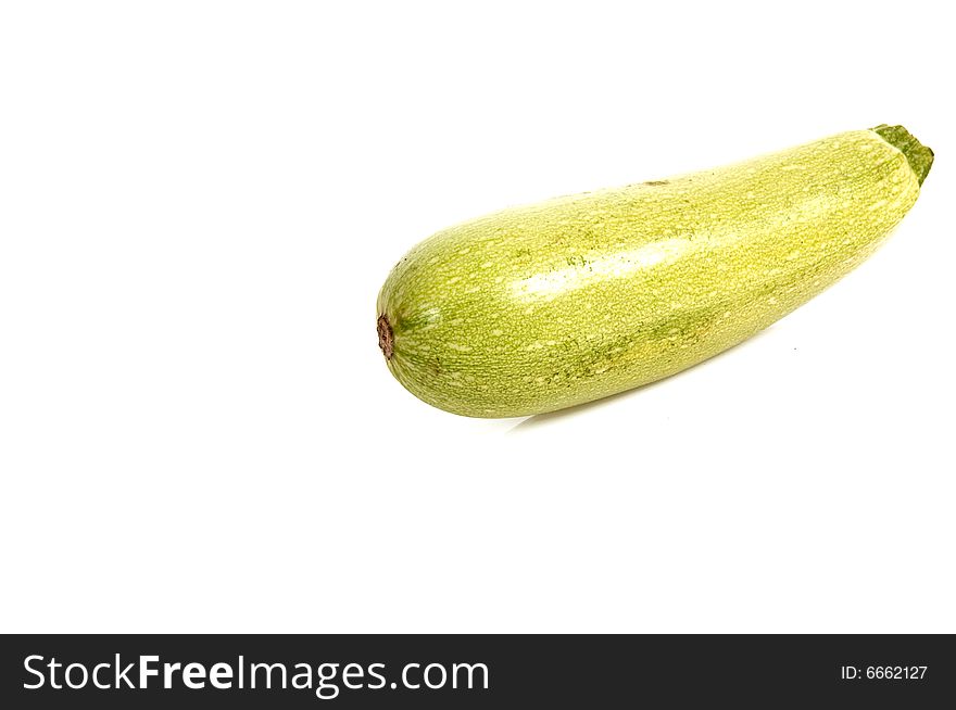 Vegetable marrow isolated on a white background. Vegetable marrow isolated on a white background.