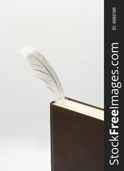 Book With Feather