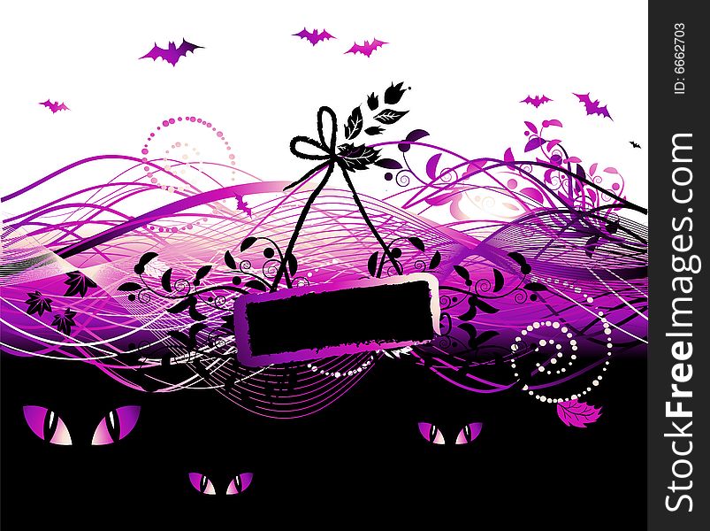 Halloween night background