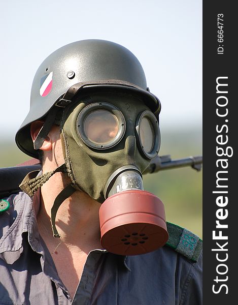 German Soldier  WW2 Reenacting