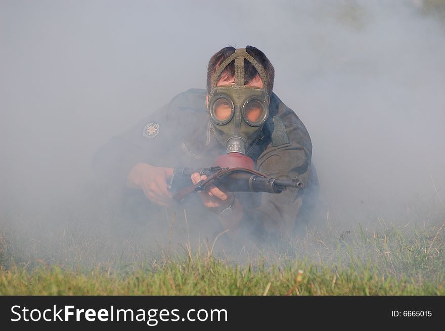 German Soldier  WW2 Reenacting