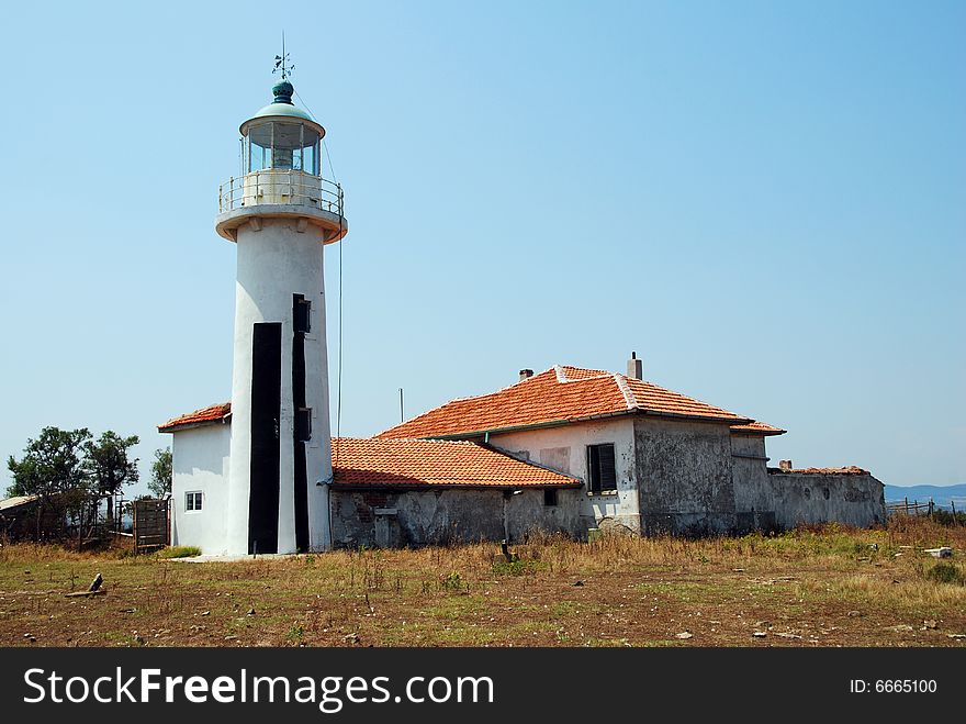 Lighthouse on St. Ivan's Island, Bulgaria
