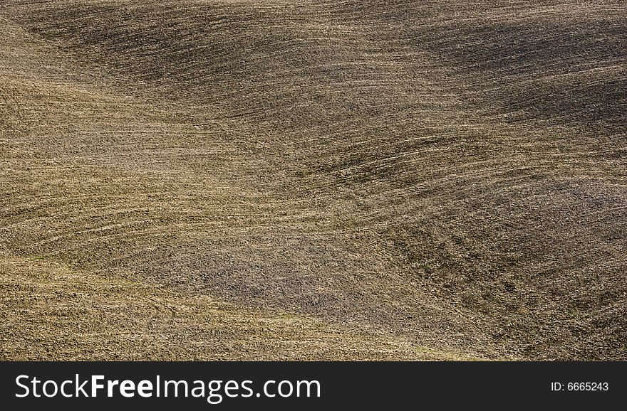 Hills, Val d'Orcia landscape in Tuscany, Italy