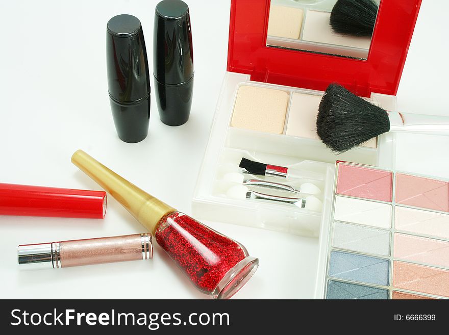 Set of cosmetics for a make-up