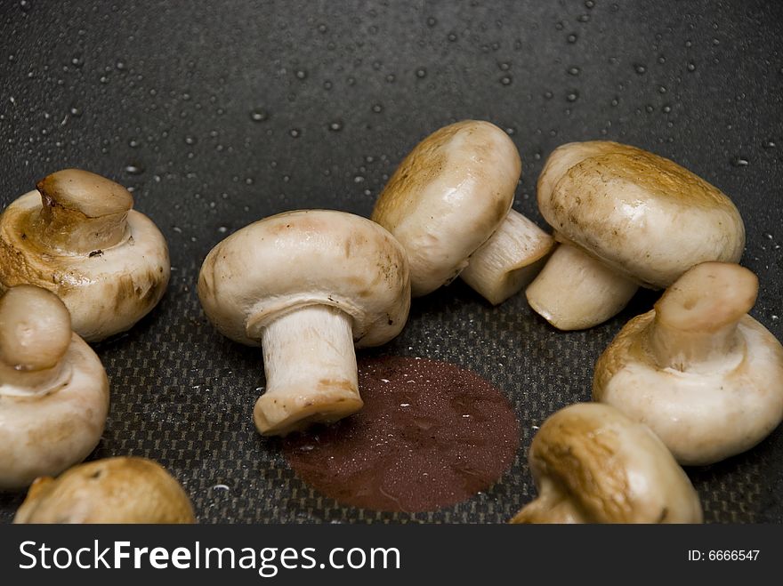 Very tasty fried field mushrooms. Very tasty fried field mushrooms