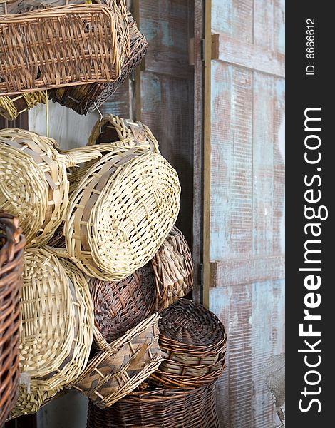 Selection Of Woven Baskets