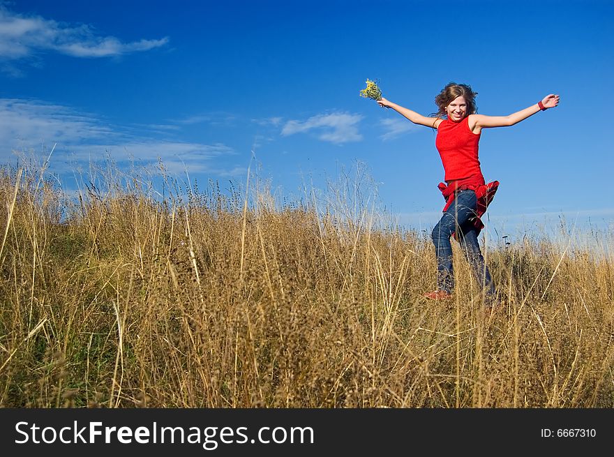 Girl in the field