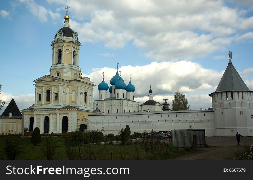 Monastery in Russia near Moscow