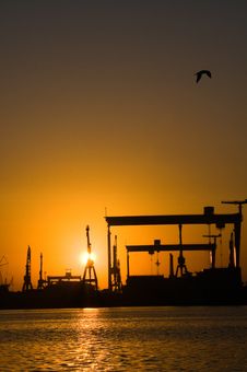 Harbour At Sunset Stock Photos Harbour At Sunset Stock Photos