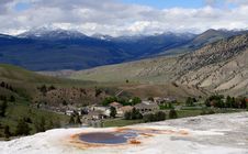 Mammoth Hot Spring Stock Images