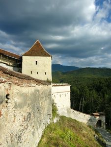 Rasnov Fortress In Transylvania (Romania) Stock Photography Rasnov Fortress In Transylvania (Romania) Stock Photography