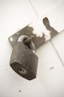 Lock On Chain Stock Photography