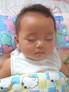 Sleeping Baby Royalty Free Stock Image
