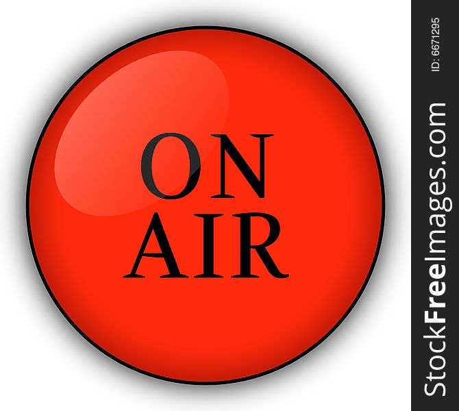 Red On Air Button