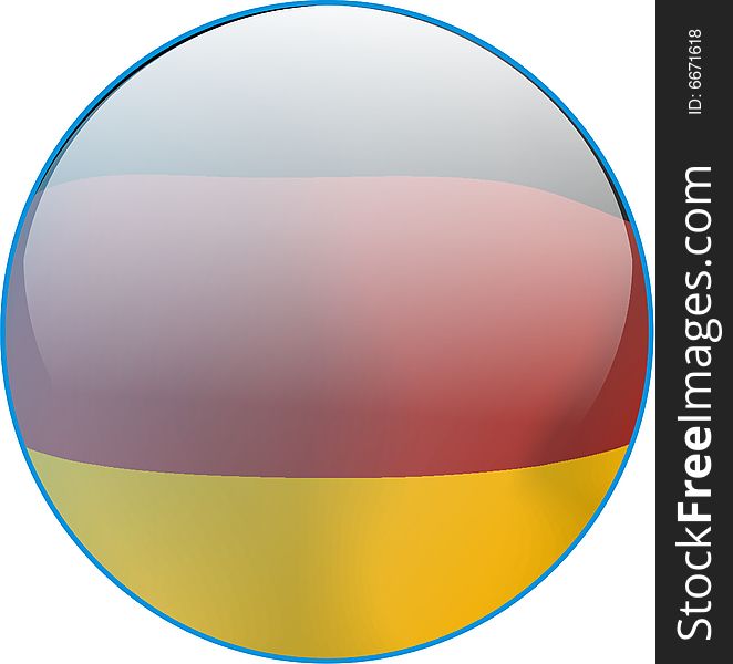 Blue web button with flag of Germany inside. Ready for design. VECTOR file is in attachment. All layers can be modified. Blue web button with flag of Germany inside. Ready for design. VECTOR file is in attachment. All layers can be modified