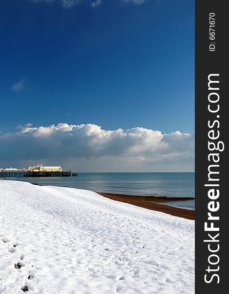 Hastings Pier In The Snow-2