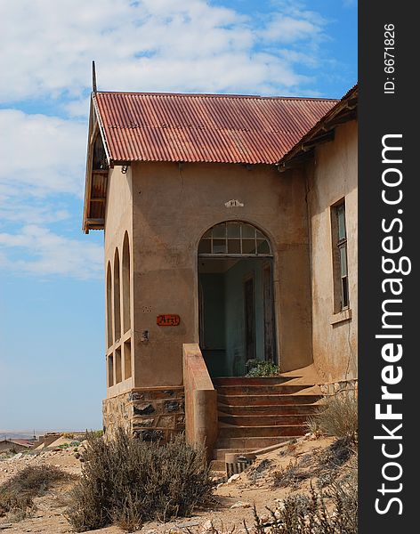 Ghost-town Kolmanskop in Namibia