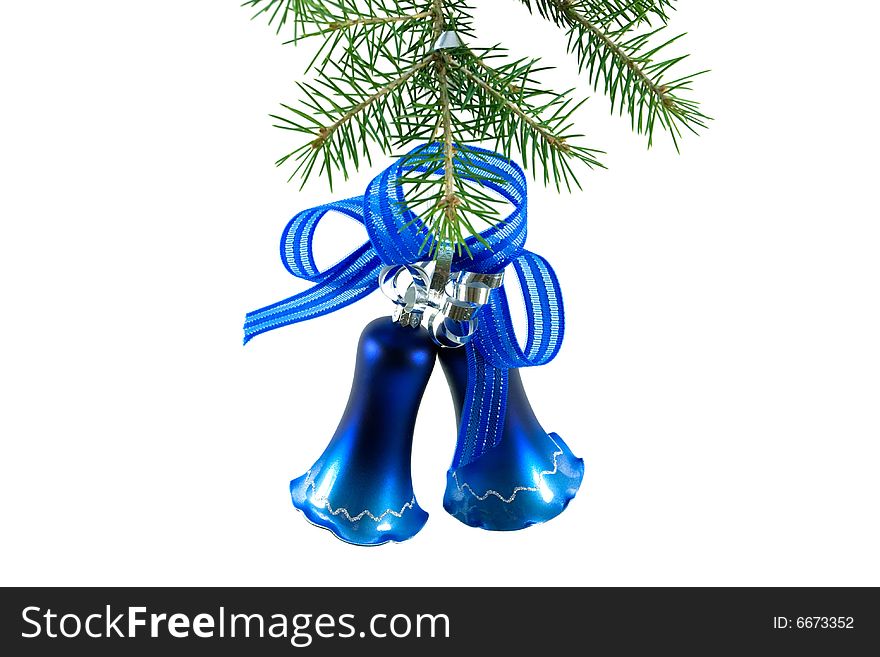 Christmas Bell On Fir-tree