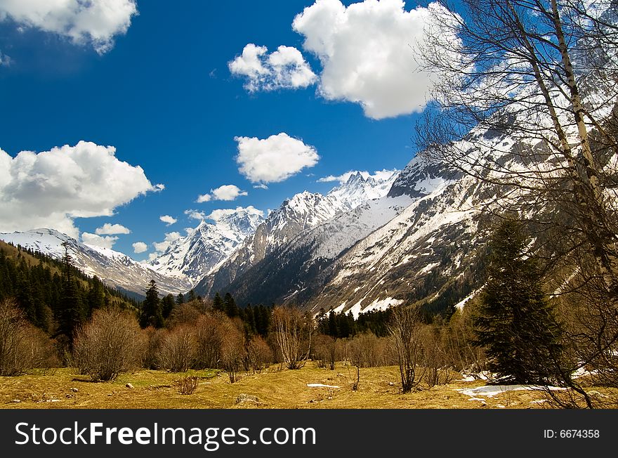 Beautiful abstract mountain landscape background. Beautiful abstract mountain landscape background