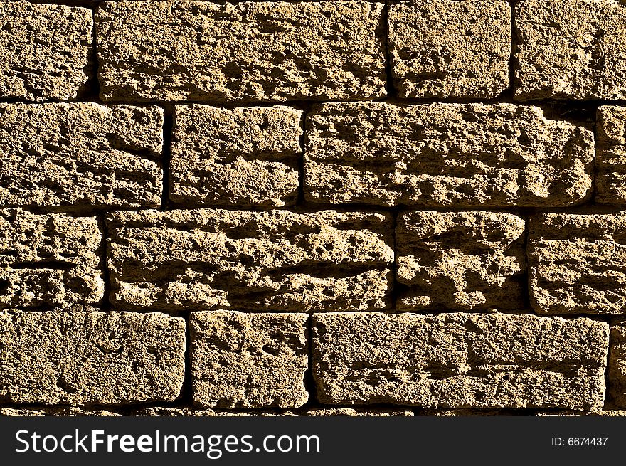 Abstract stone brick wall background