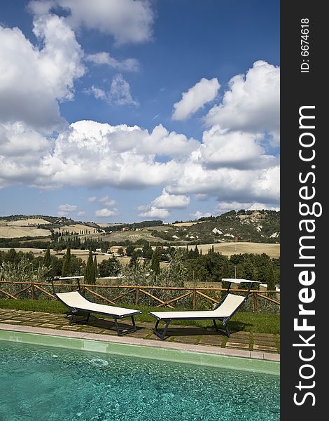 Luxury country house in the famous tuscan hills, Italy. Luxury country house in the famous tuscan hills, Italy.