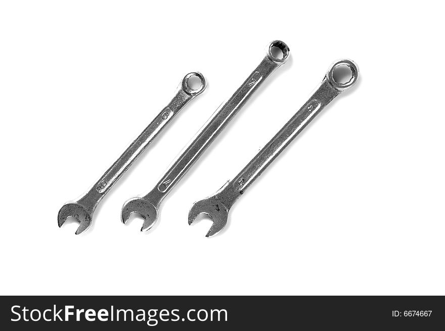 Spanners Isolated On White