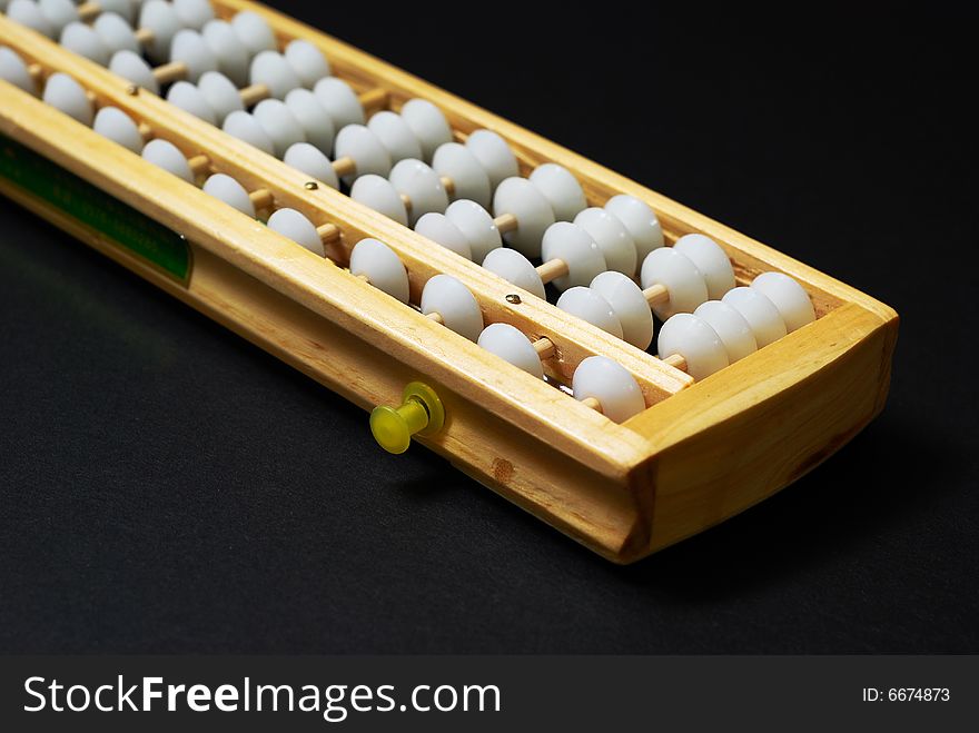 Traditional Abacus Closeup