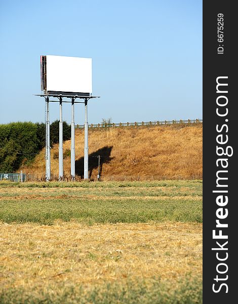 A blank Billboard for you to add your text or image to