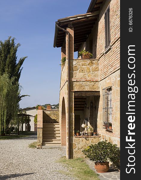 Luxury resort on Tuscan hills
