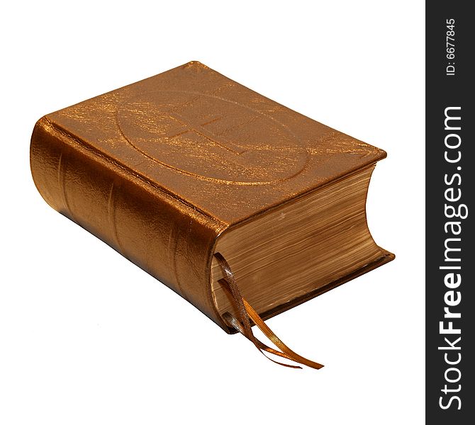 Close up shot of Holy bible book isolated. Close up shot of Holy bible book isolated