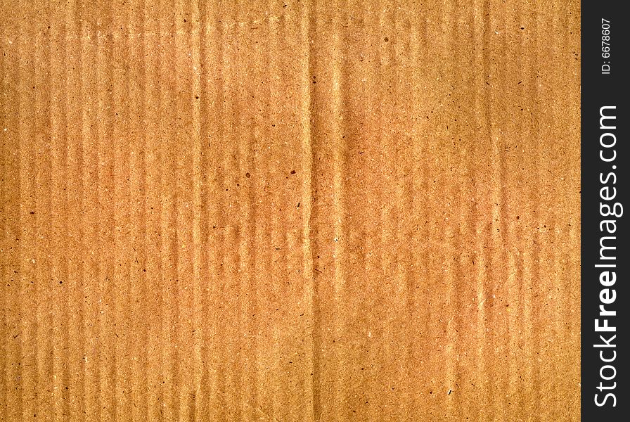 Highly detailed cardboard texture to background