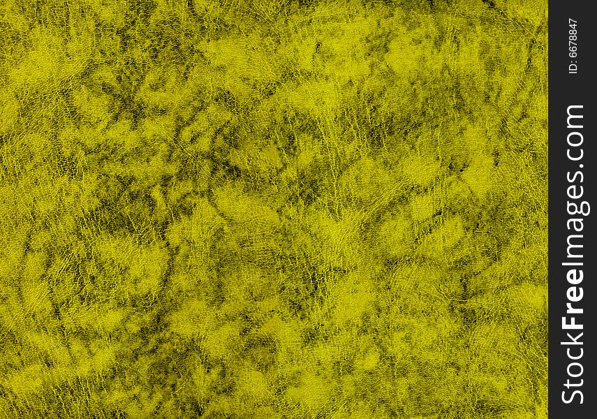 Yellow Leather Texture