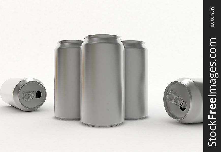 Beer In Aluminum Banks